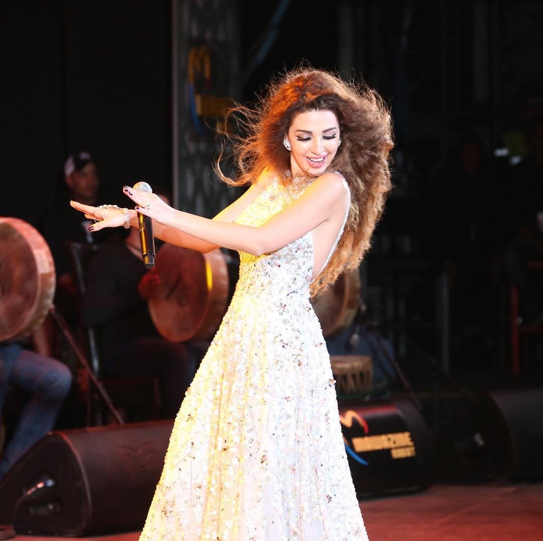 Арабская певица Мириам Фарес