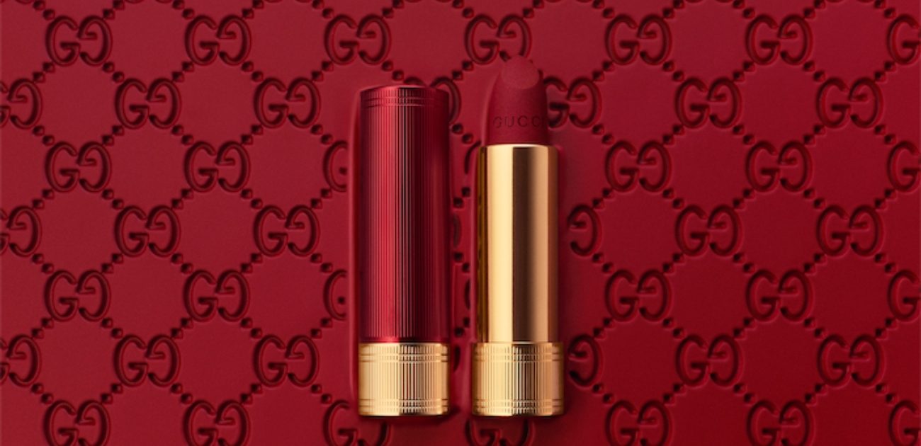 أحمر الشفاه غير اللمّاع Rosso Ancora من Gucci Beauty