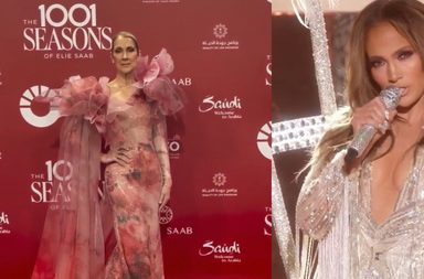 سيلين ديون وكوكبة من النجوم يصلون إلى الرياض لحضور عرض The 1001 Seasons of Elie Saab